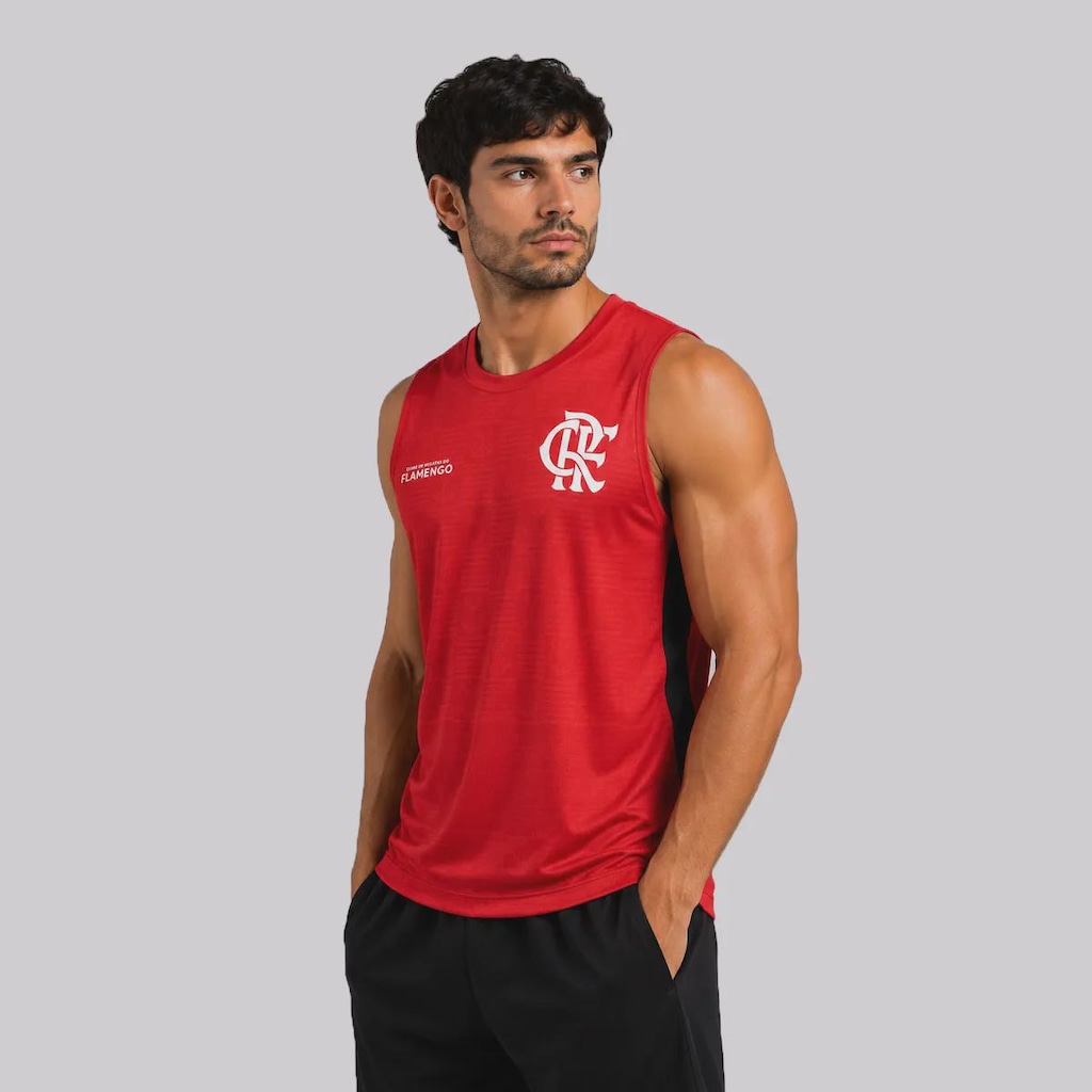 Imagem 5 do produto Camiseta Regata Flamengo Pulso Masculina