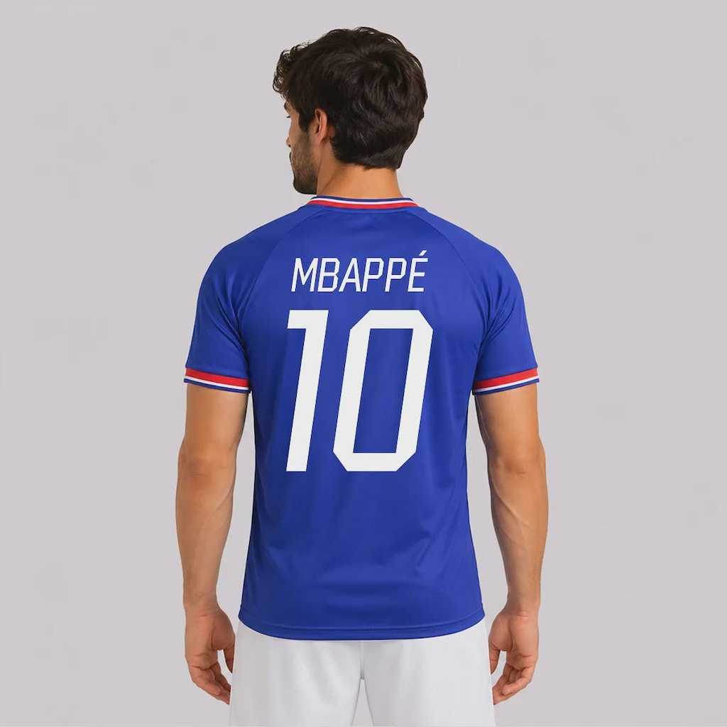 Camisa França Les Bleus 10 Mbappé Masculina