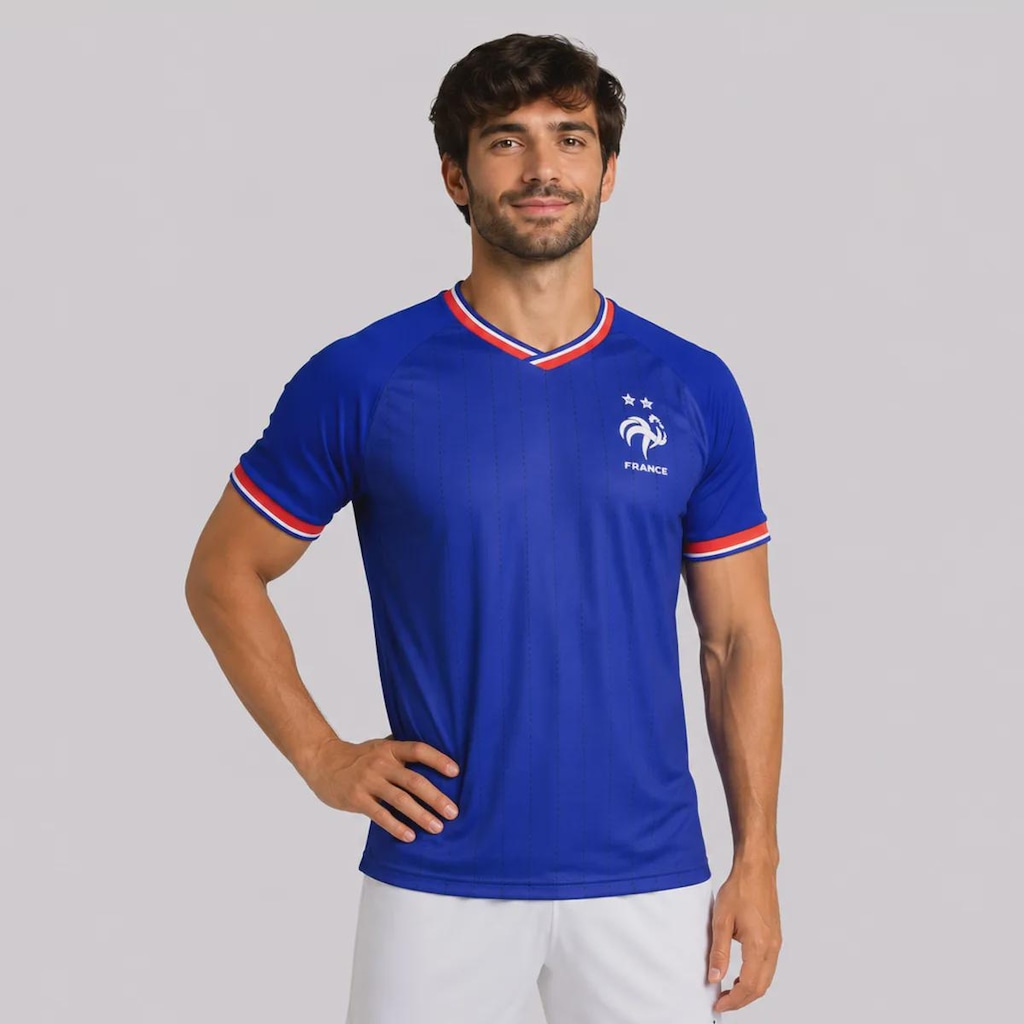 Imagem 3 do produto Camisa França Les Bleus 10 Mbappé Masculina