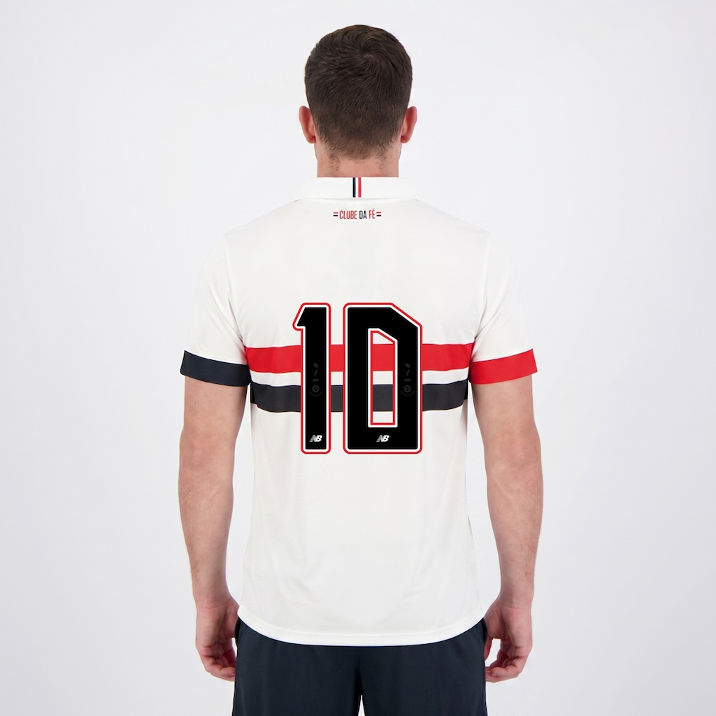 Camisa do São Paulo I 2024 Jogador N 10 New Balance Masculina