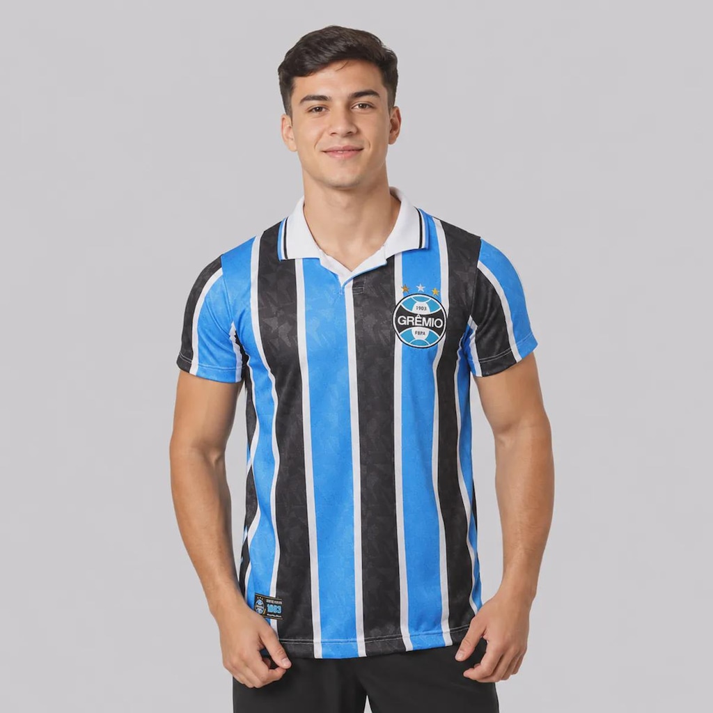 Camisa Polo Grêmio Retrô 1993 Masculina
