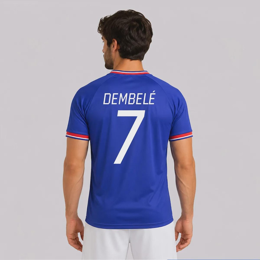 Camisa França Les Bleus 7 Dembelé Masculina