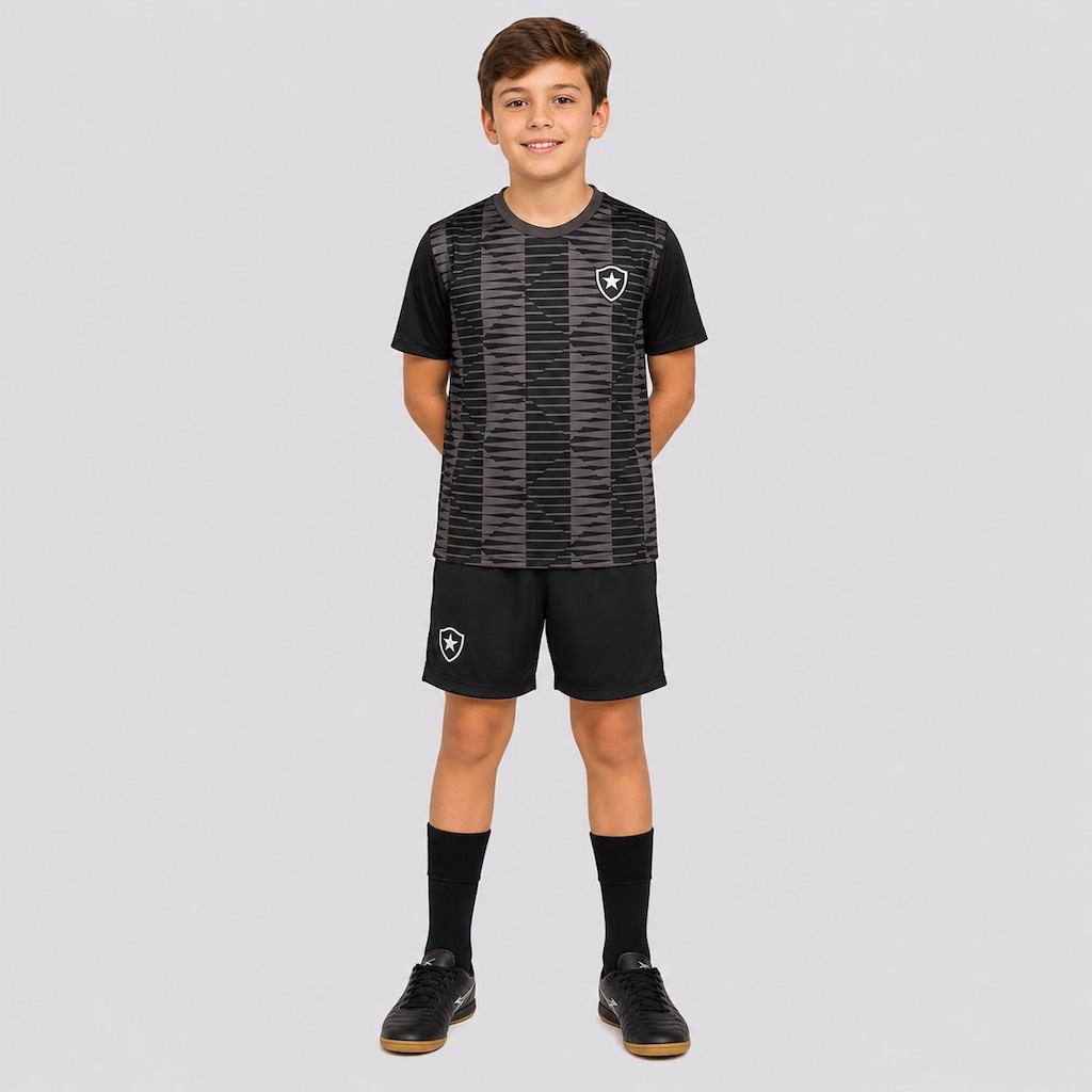 Kit Uniforme do Botafogo Mini Craque - Infantil