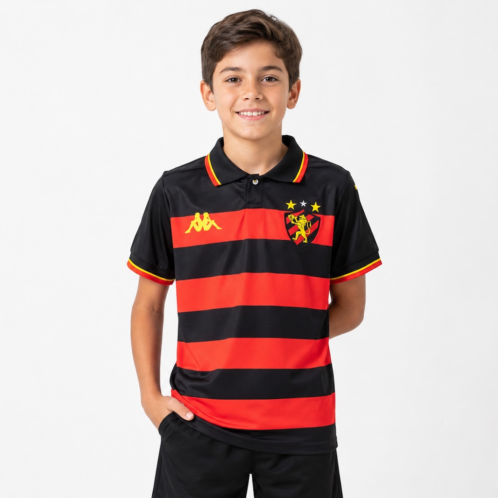 Camisa do Sport Recife Kappa I 2026 - Infantil