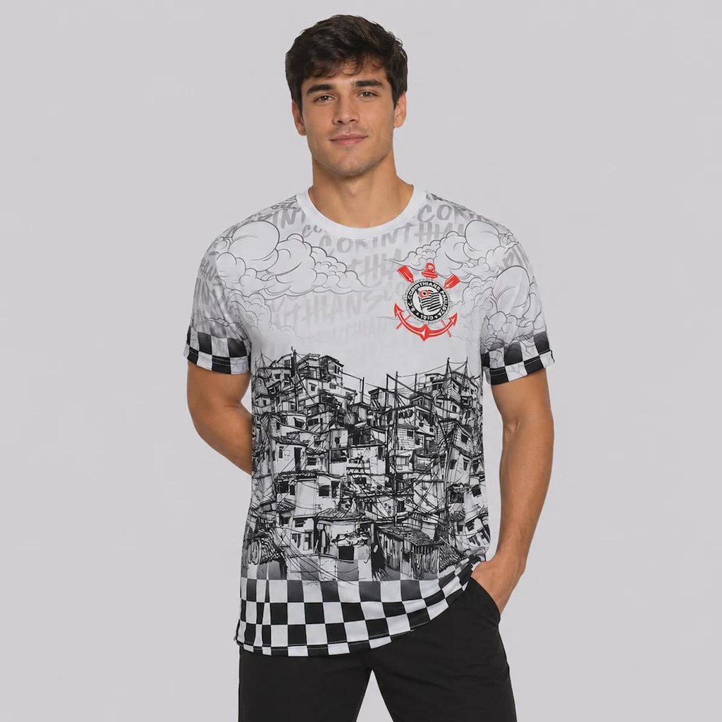 Camisa do Corinthians Maloqueiro e Sofredor - Masculina