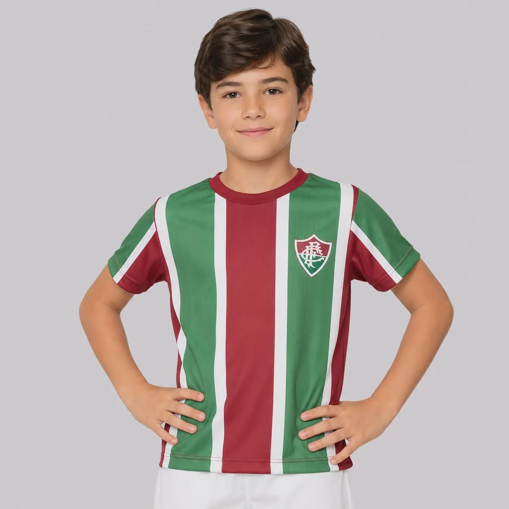Camisa do Fluminense Somar Bordô - Infantil