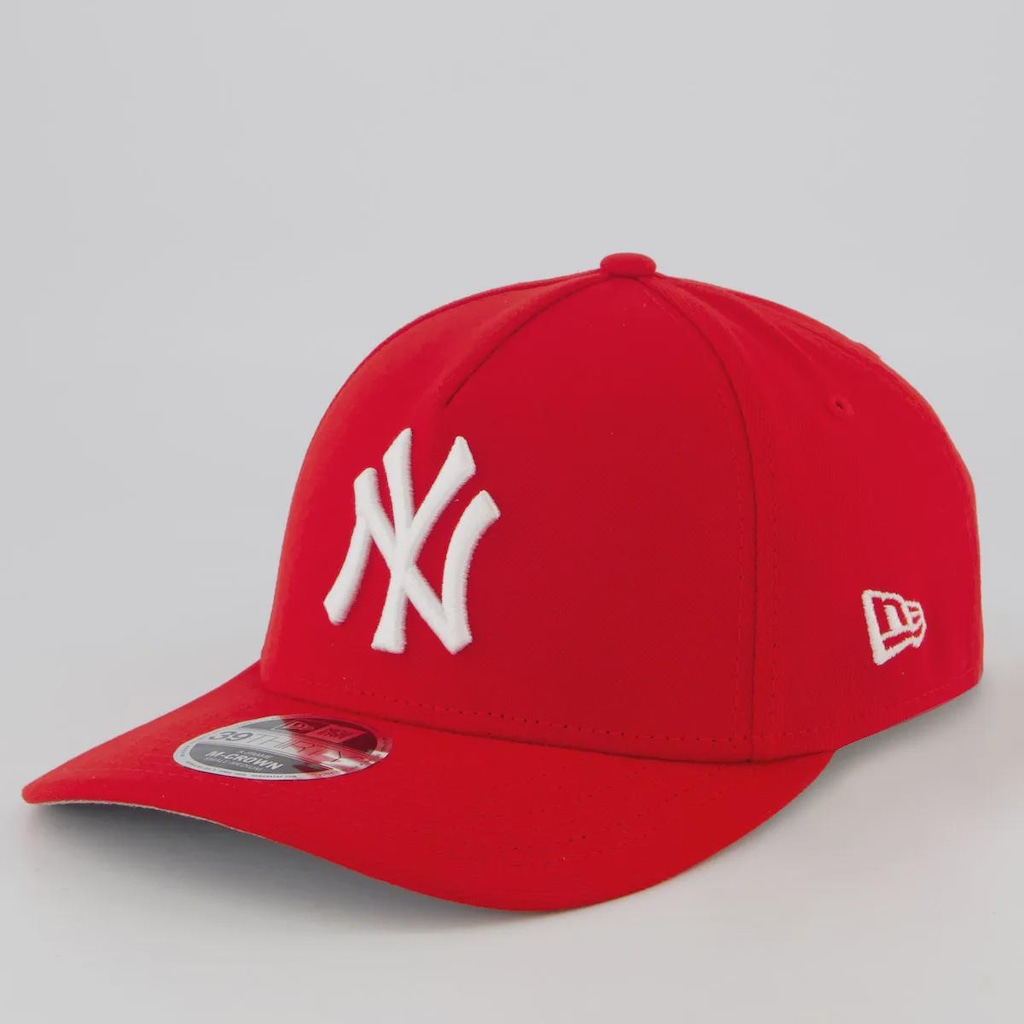 Boné Adulto New Era New York Yankees MLB Poly 3930 Aba Curva