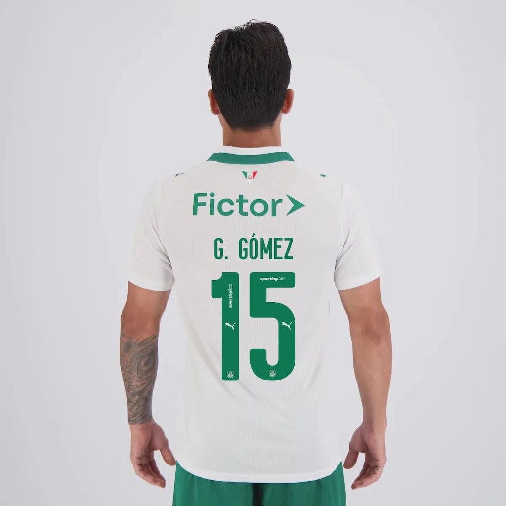 Camisa do Palmeiras II 2026 15 G. Gómez Puma Masculina