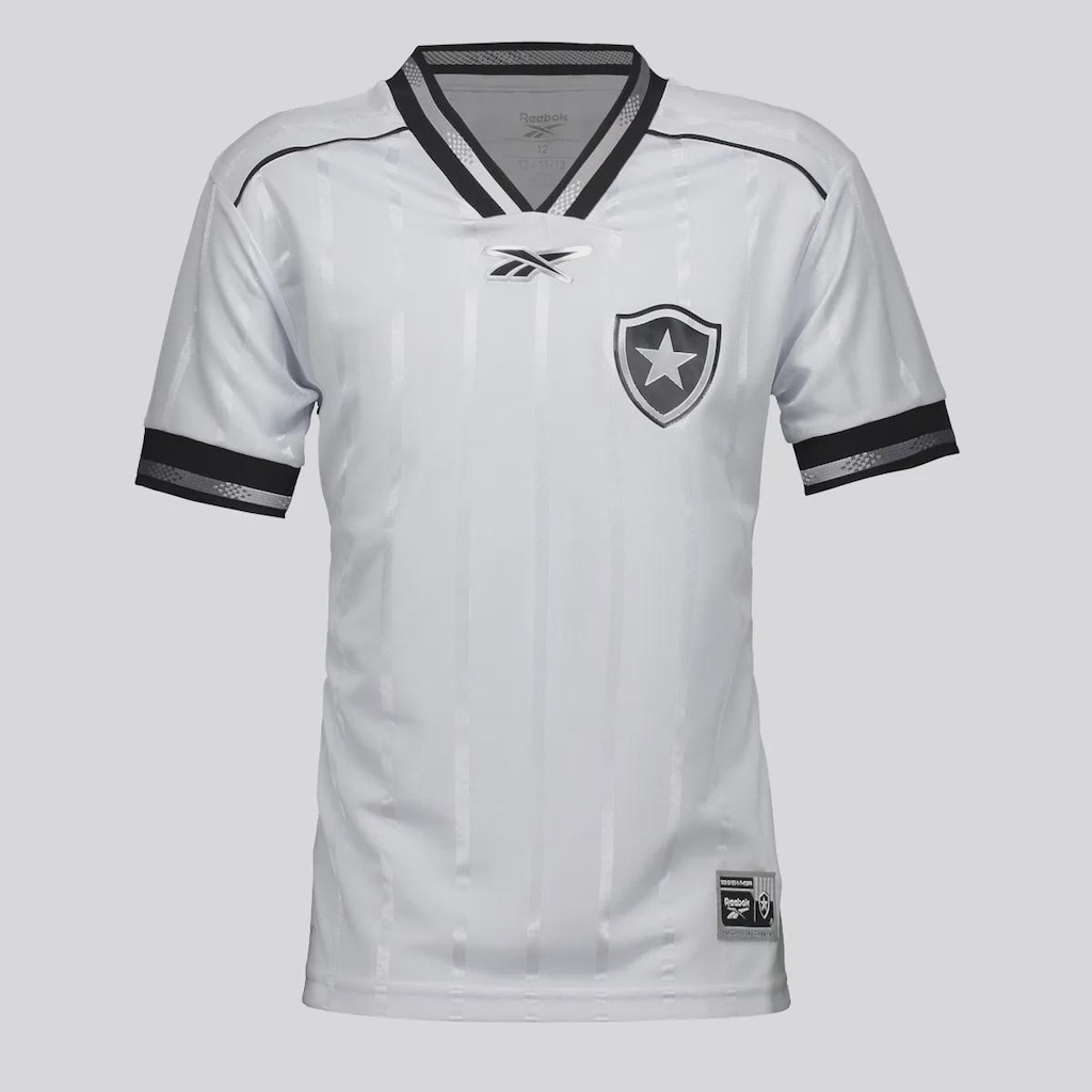 Camisa do Botafogo III 2025 Reebok Infantil