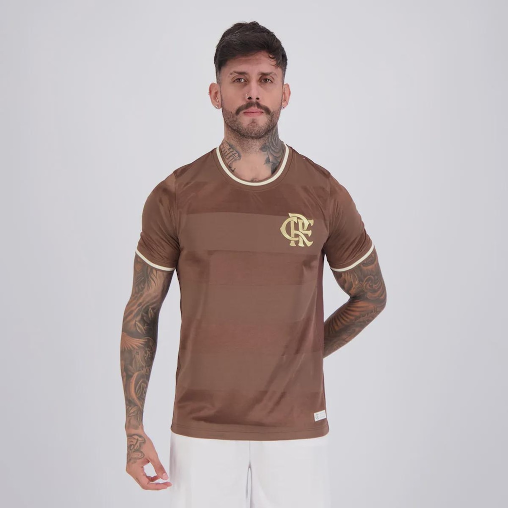 Camisa Flamengo Dry Jacquard Masculina