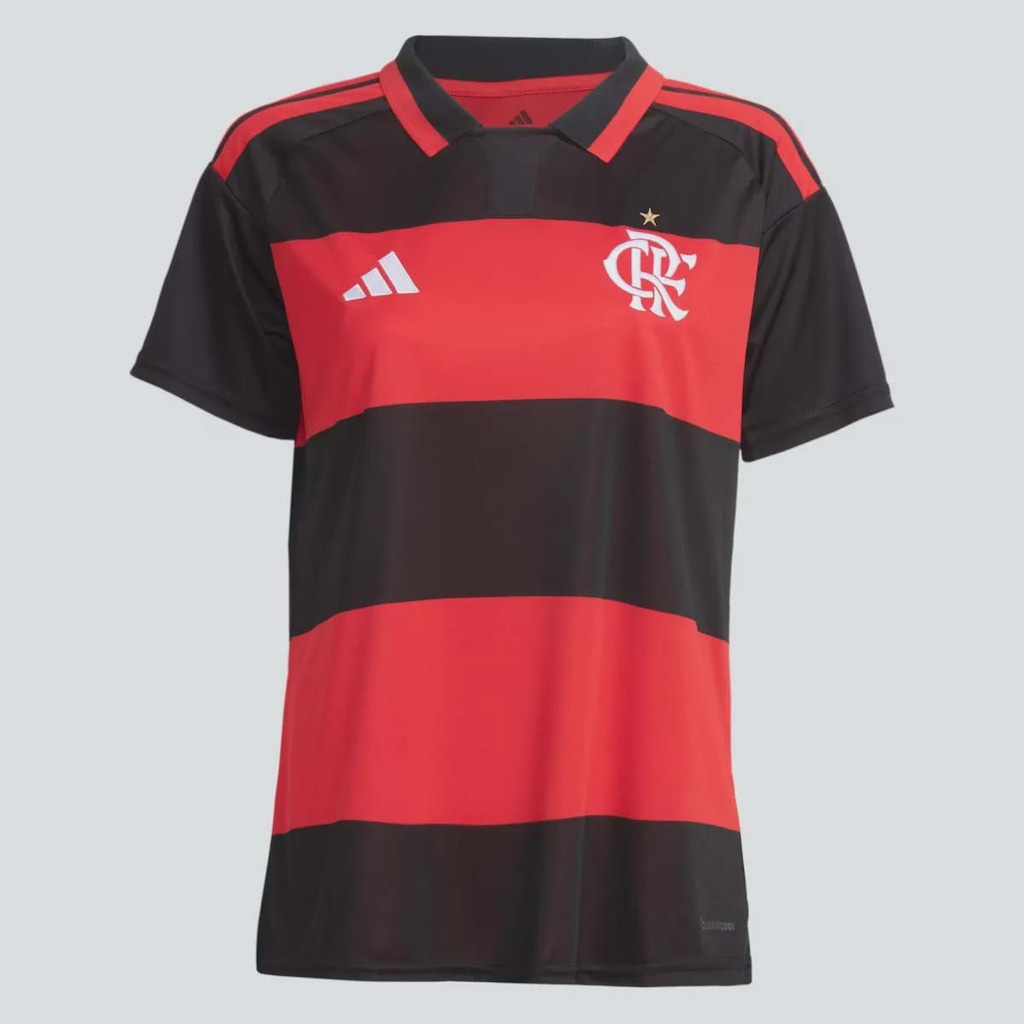 Camisa do Flamengo I 2026 Adidas Feminina