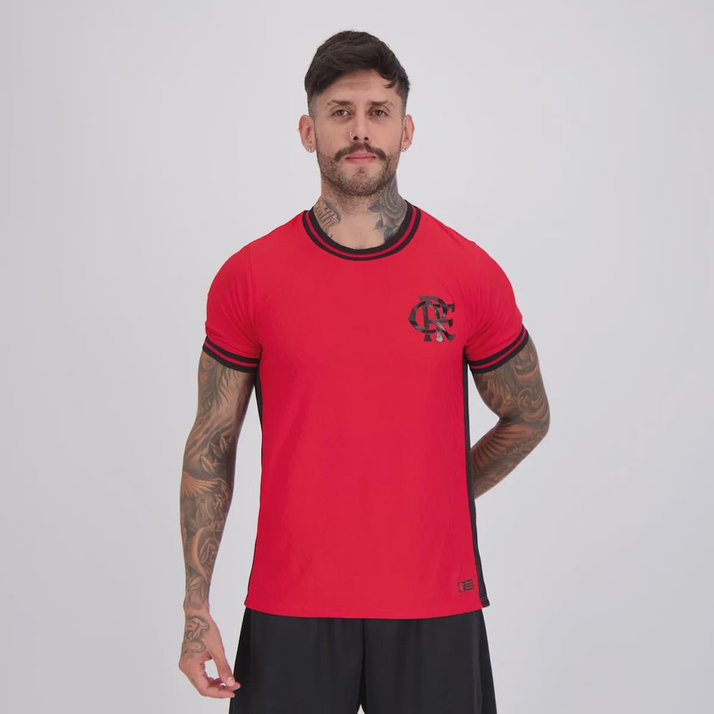 Camisa Flamengo Dry Jacquard Masculina