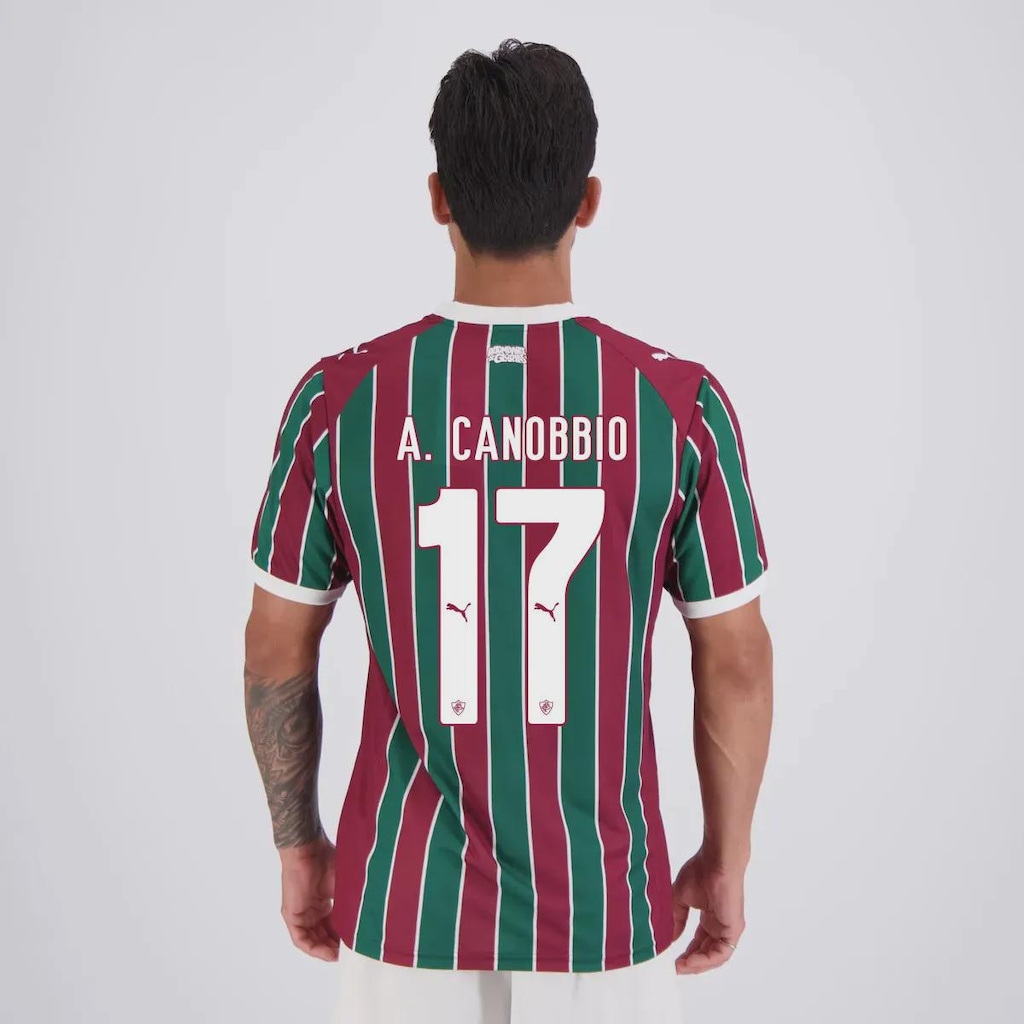 Camisa do Fluminense I 2026 17 A. Canobbio Puma Masculina