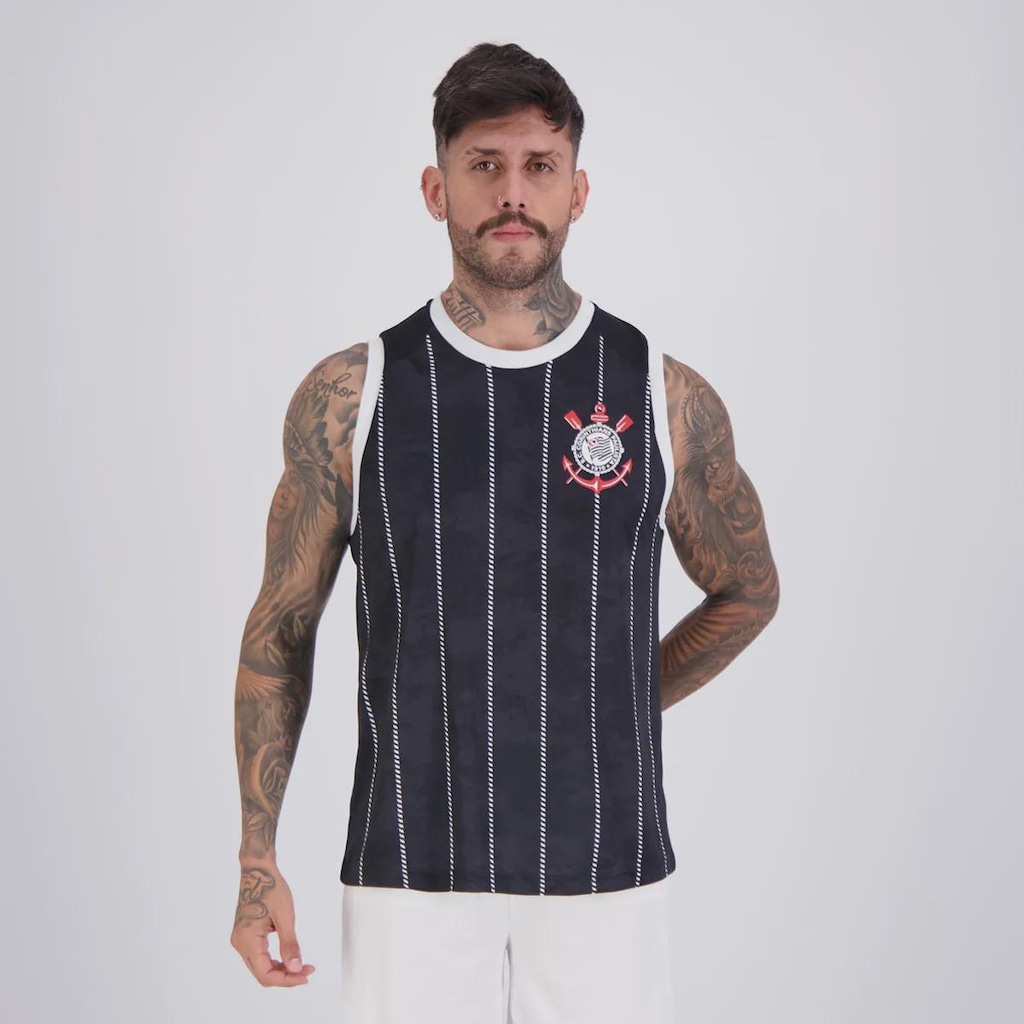 Camiseta Regata Corinthians Nós Masculina