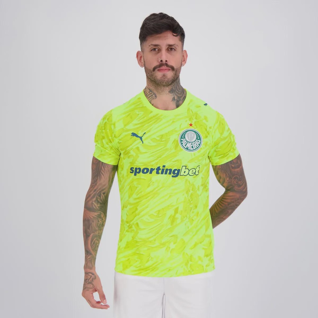 Camisa de Goleiro do Palmeiras III 2026 Puma Masculina