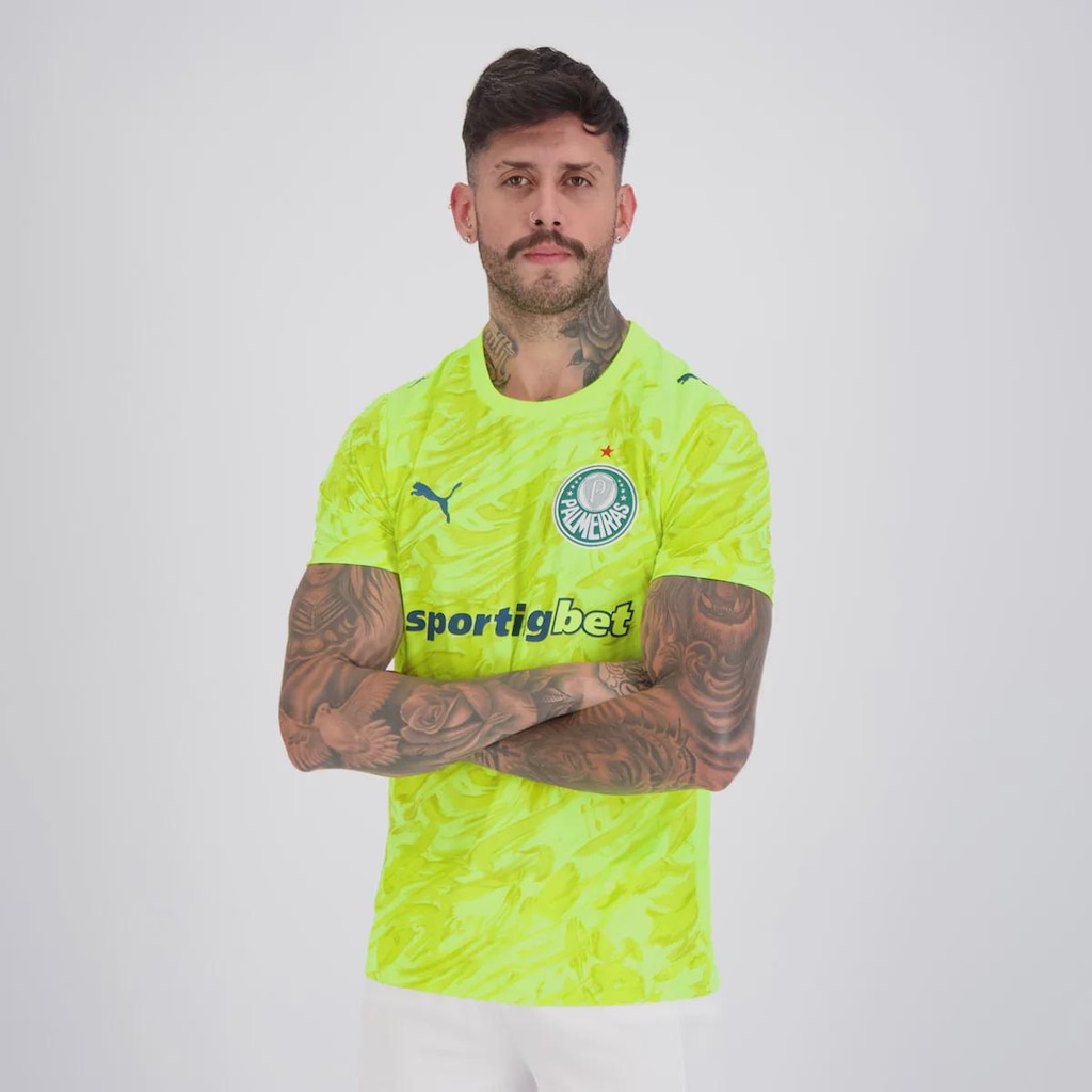 Imagem 3 do produto Camisa de Goleiro do Palmeiras III 2026 Puma Masculina