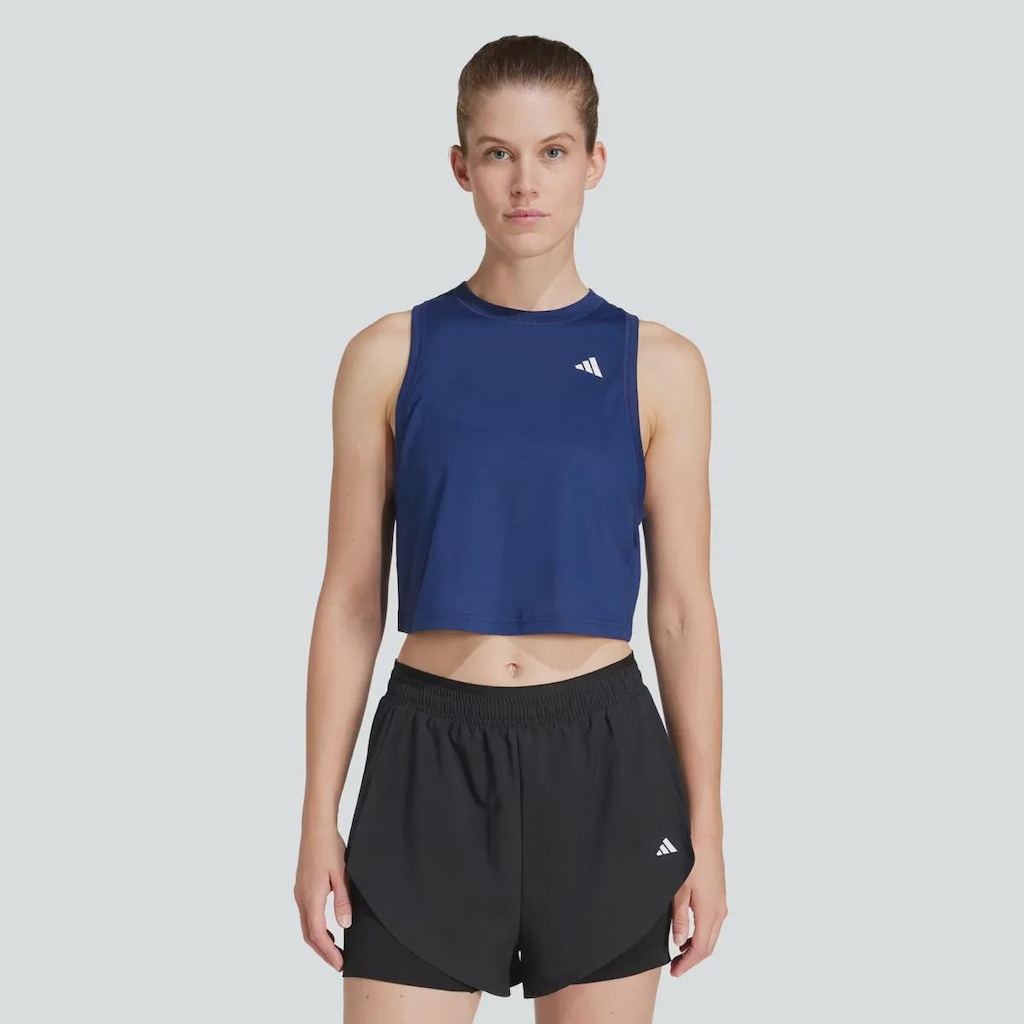 Camiseta Regata Adidas Boxy de Train Essentials Feminina