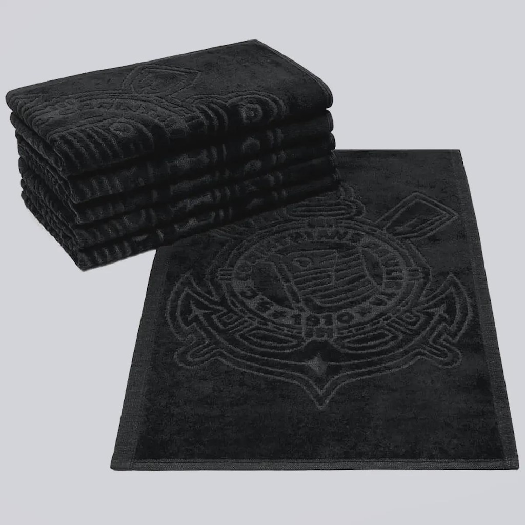 Imagem 2 do produto Toalha de Banho Corinthians Escudo Jacquard