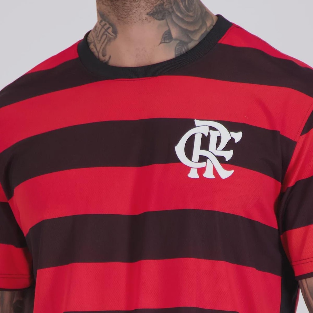 Imagem 5 do produto Camisa Flamengo Rubro Negro Listrada Masculina