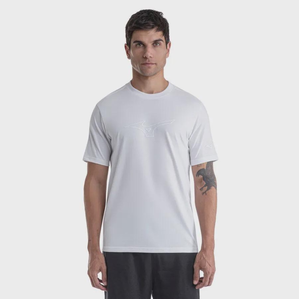 Camiseta Casual Mizuno Big Logo Masculina