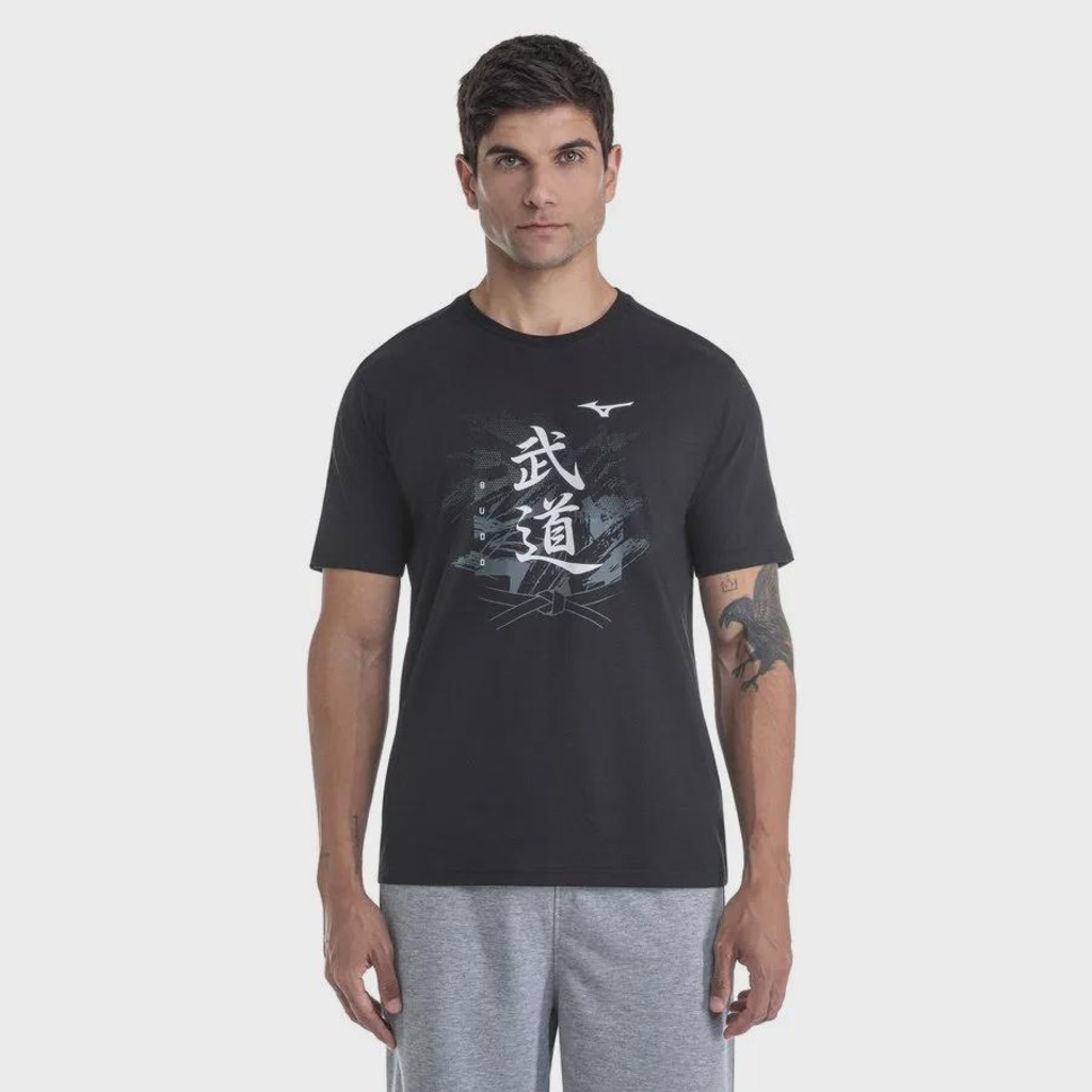 Camiseta Manga Curta Mizuno Stamp 2 Masculina