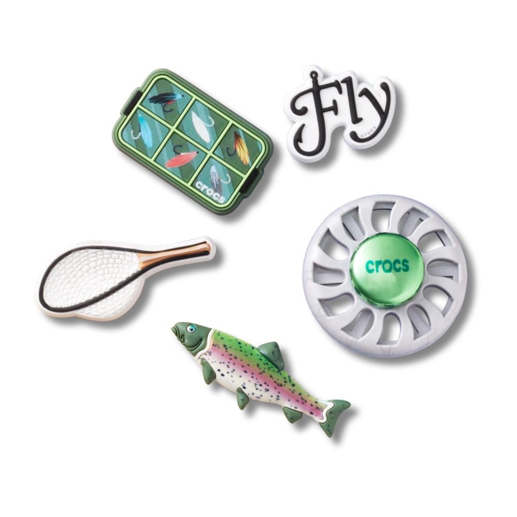 Jibbitz™ Acessórios de Pesca Pack Com 5 Peças UNICO - Unissex