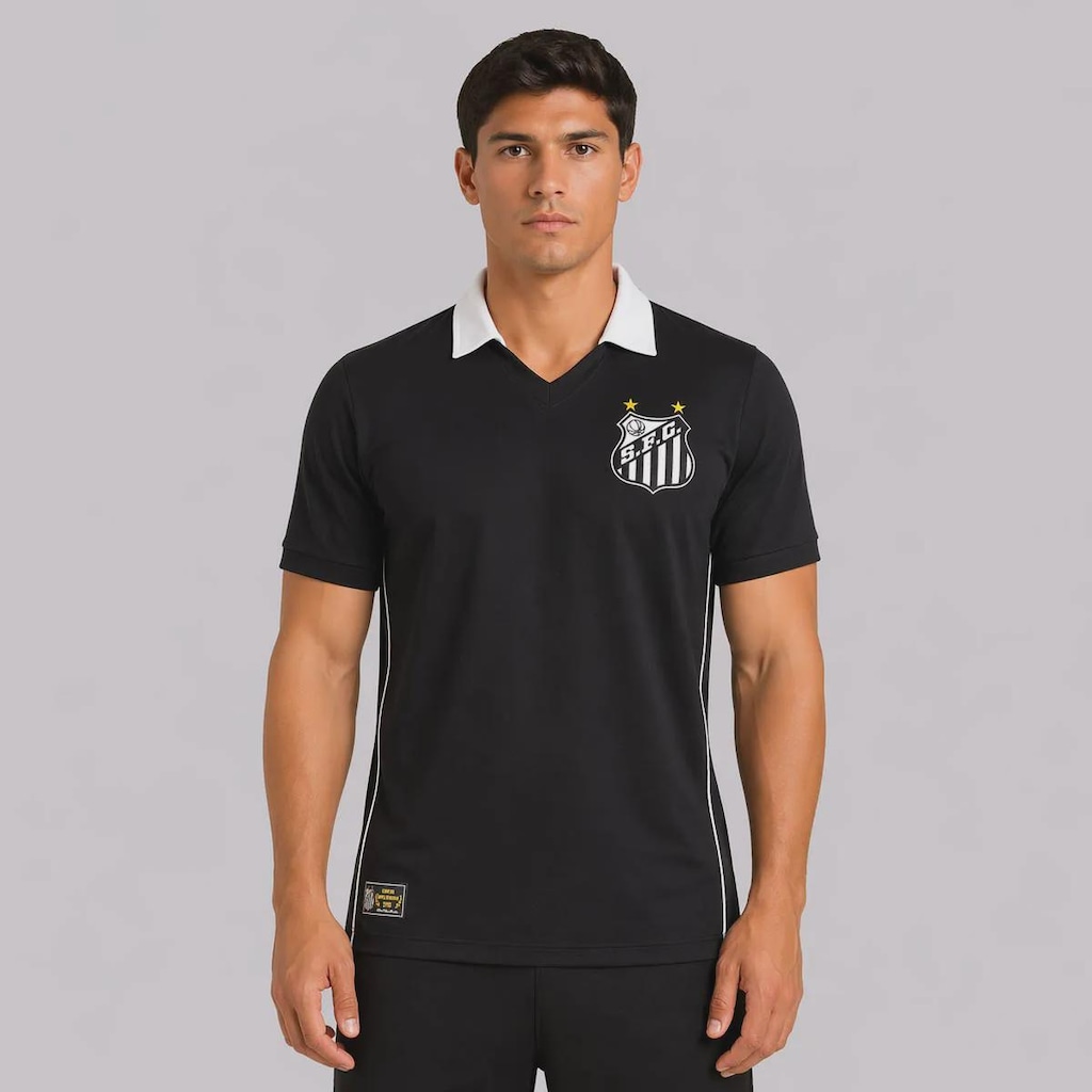 Imagem 2 do produto Camisa Santos Retrô 2010 Masculina