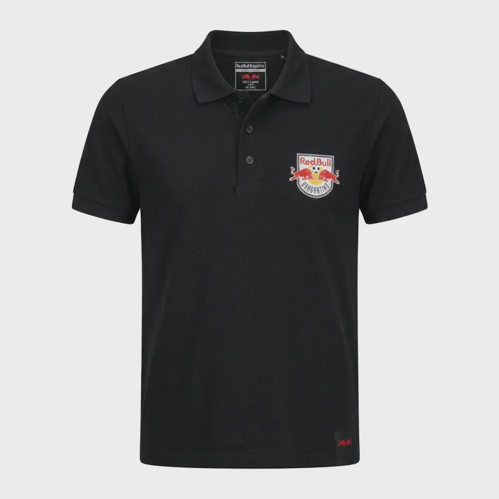 Camisa Polo Red Bull Bragantino Logo Masculina