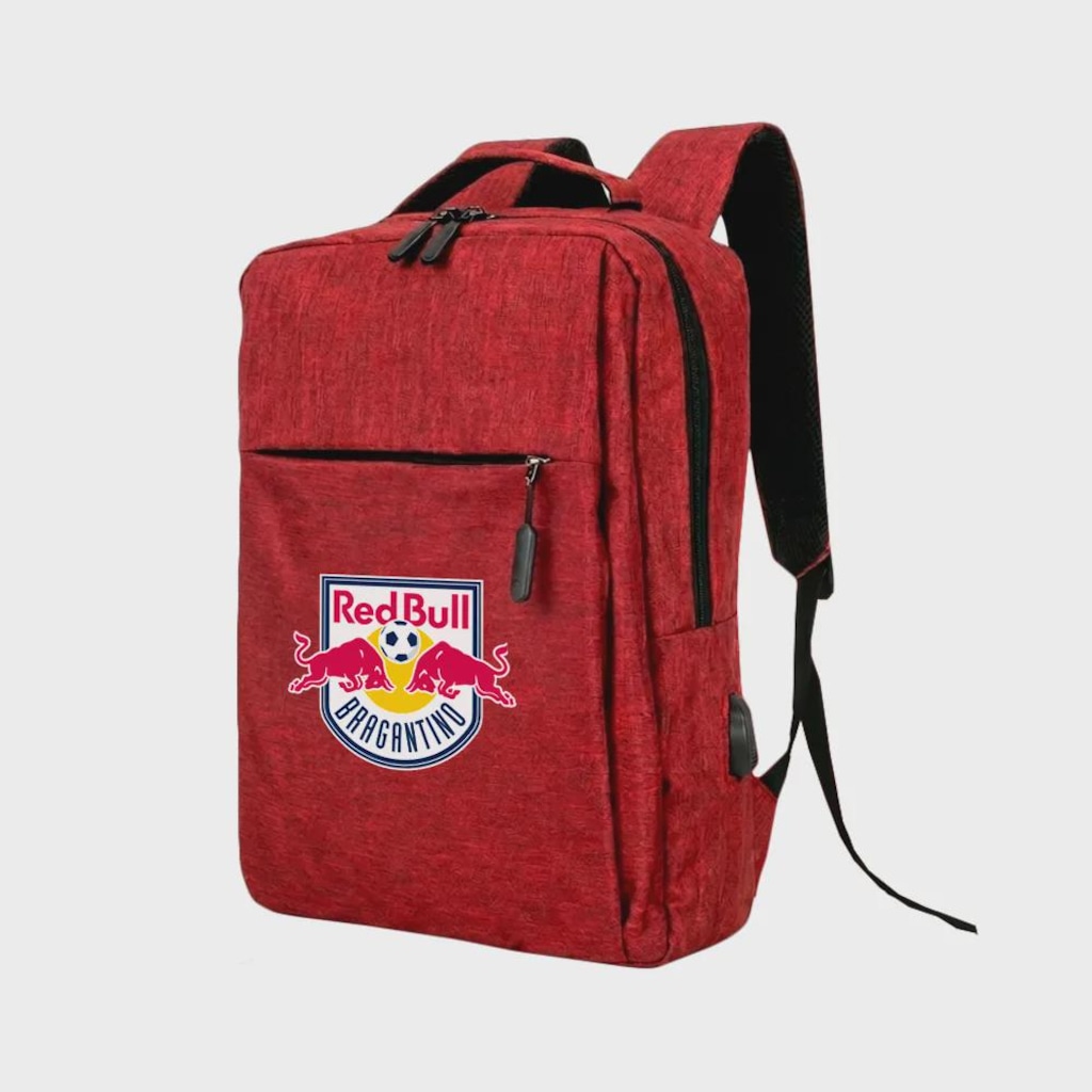 Mochila Wood Red Bull Bragantino Escudo - 21 Litros