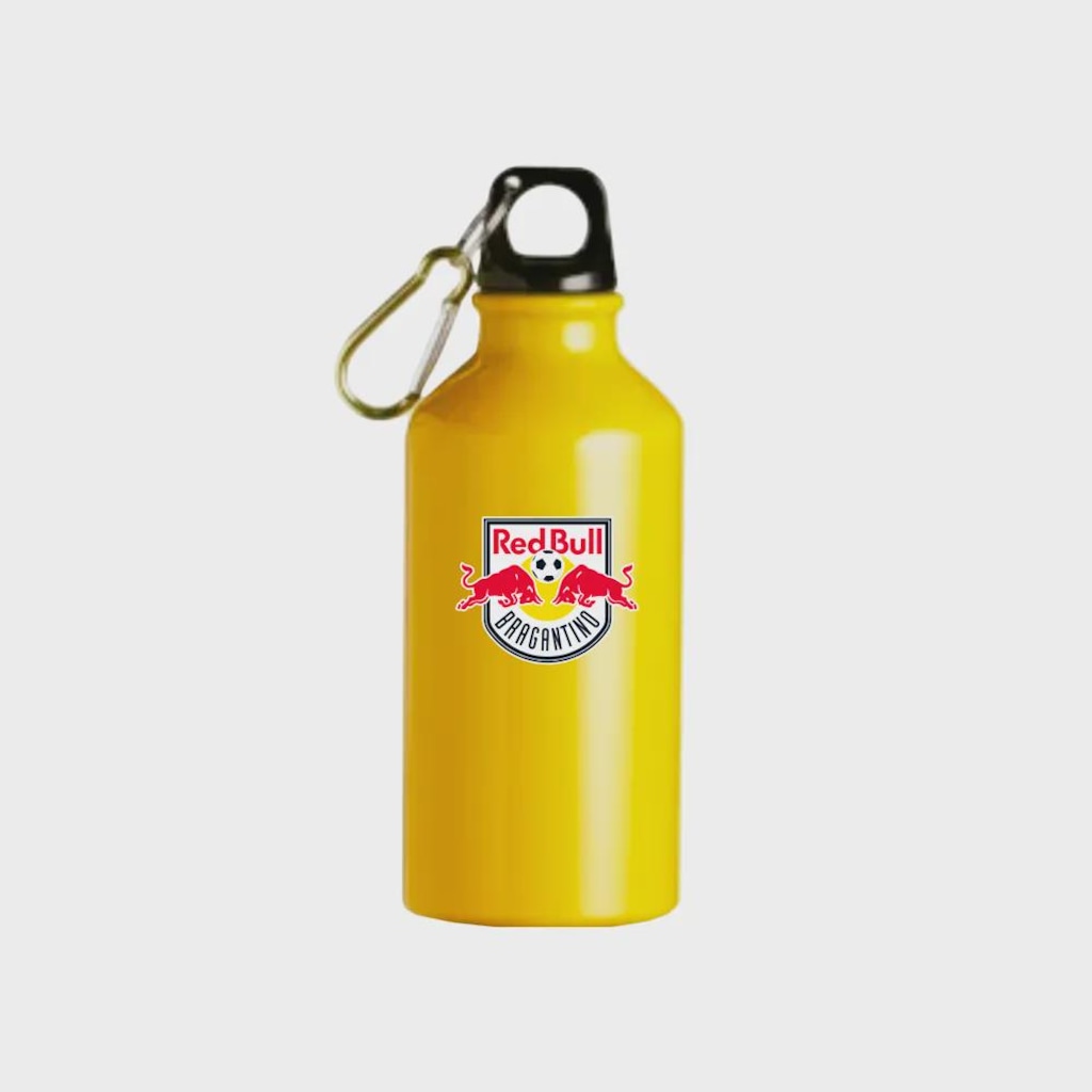 Garrafa Wood Red Bull Bragantino com Mosquetão 420ml