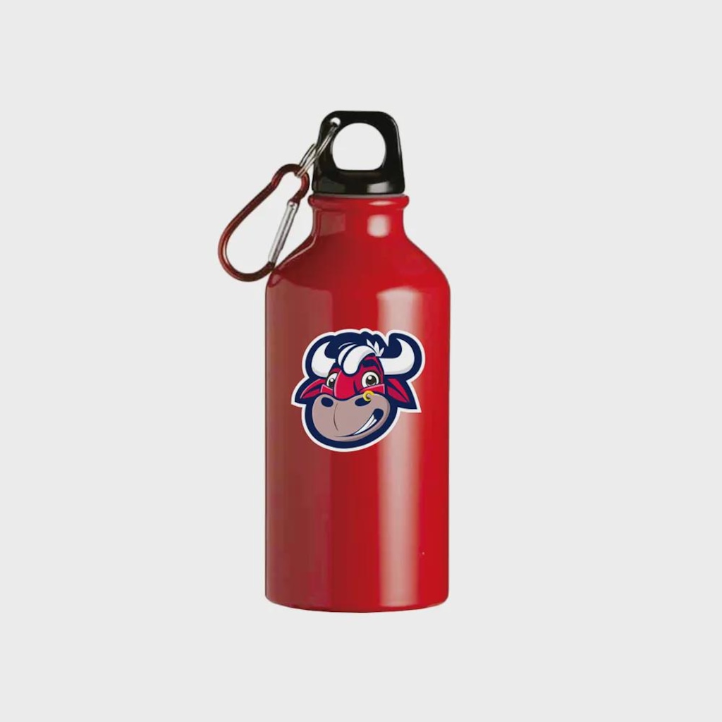 Garrafa Wood Red Bull Bragantino com Mosquetão 420ml