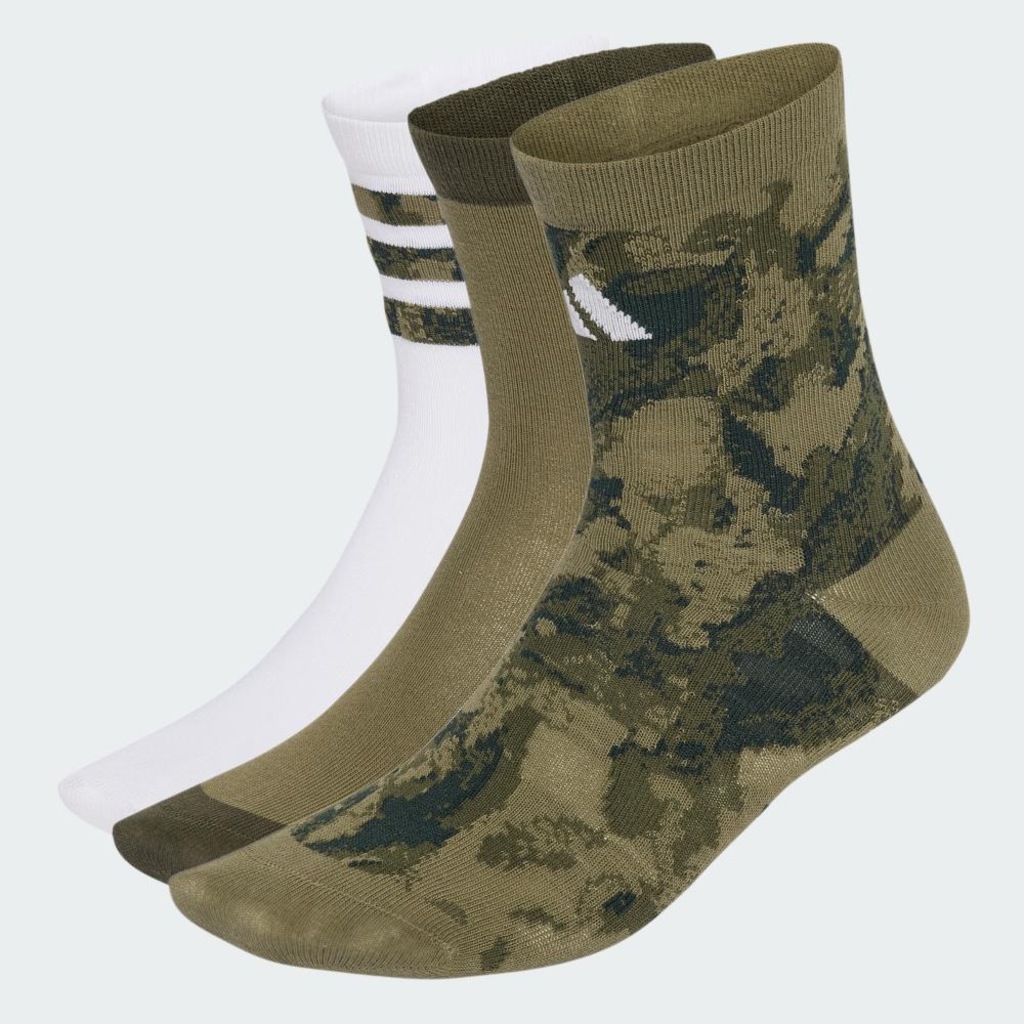Imagem 3 do produto Kit Meias adidas Estampa Camuflada com 3 Pares Infantil