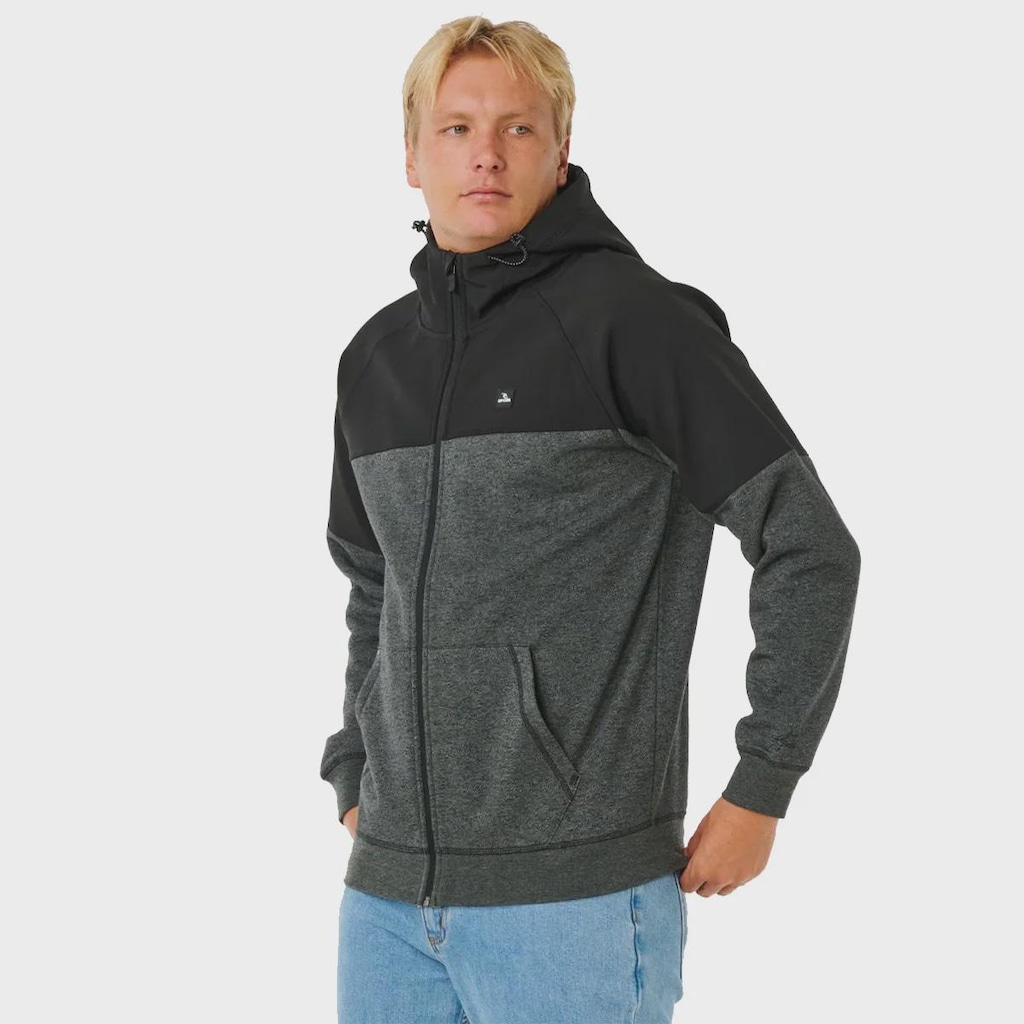 Moletom Rip Curl Anti Series Viral Zip Thru Black Impoprtado - Masculino