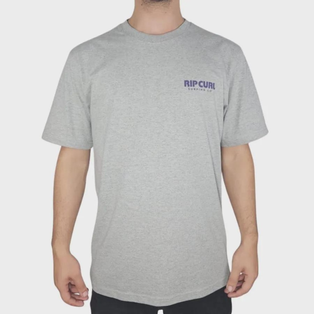 Camiseta Rip Curl Surfing Co Grey Marle - Masculina