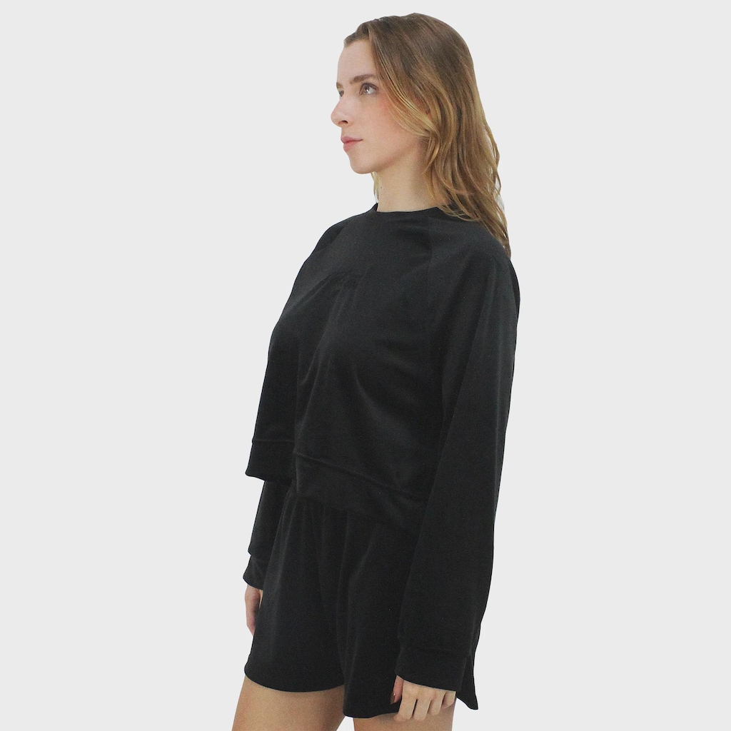 Moletom Volcom Stone Signature Black - Feminino