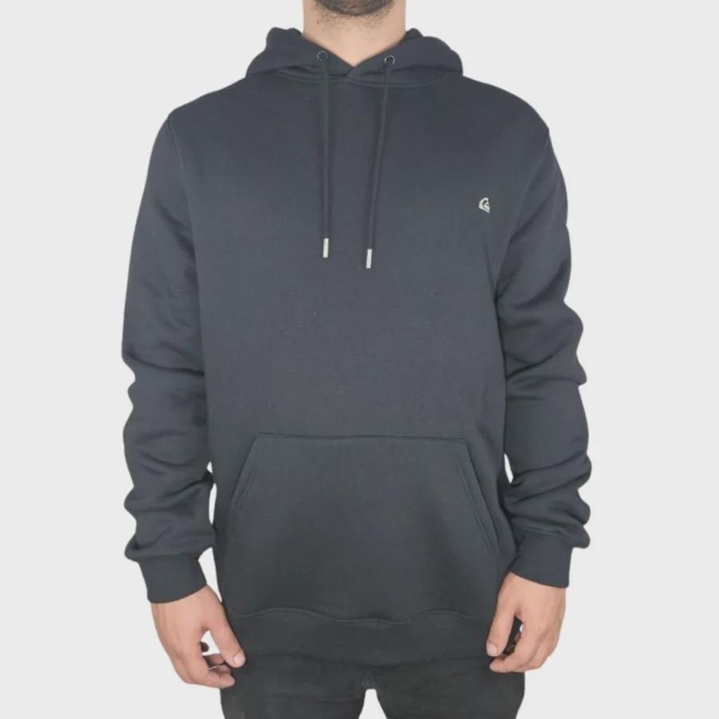 Moletom Quiksilver Canguru Fechado Embroidery - Masculino