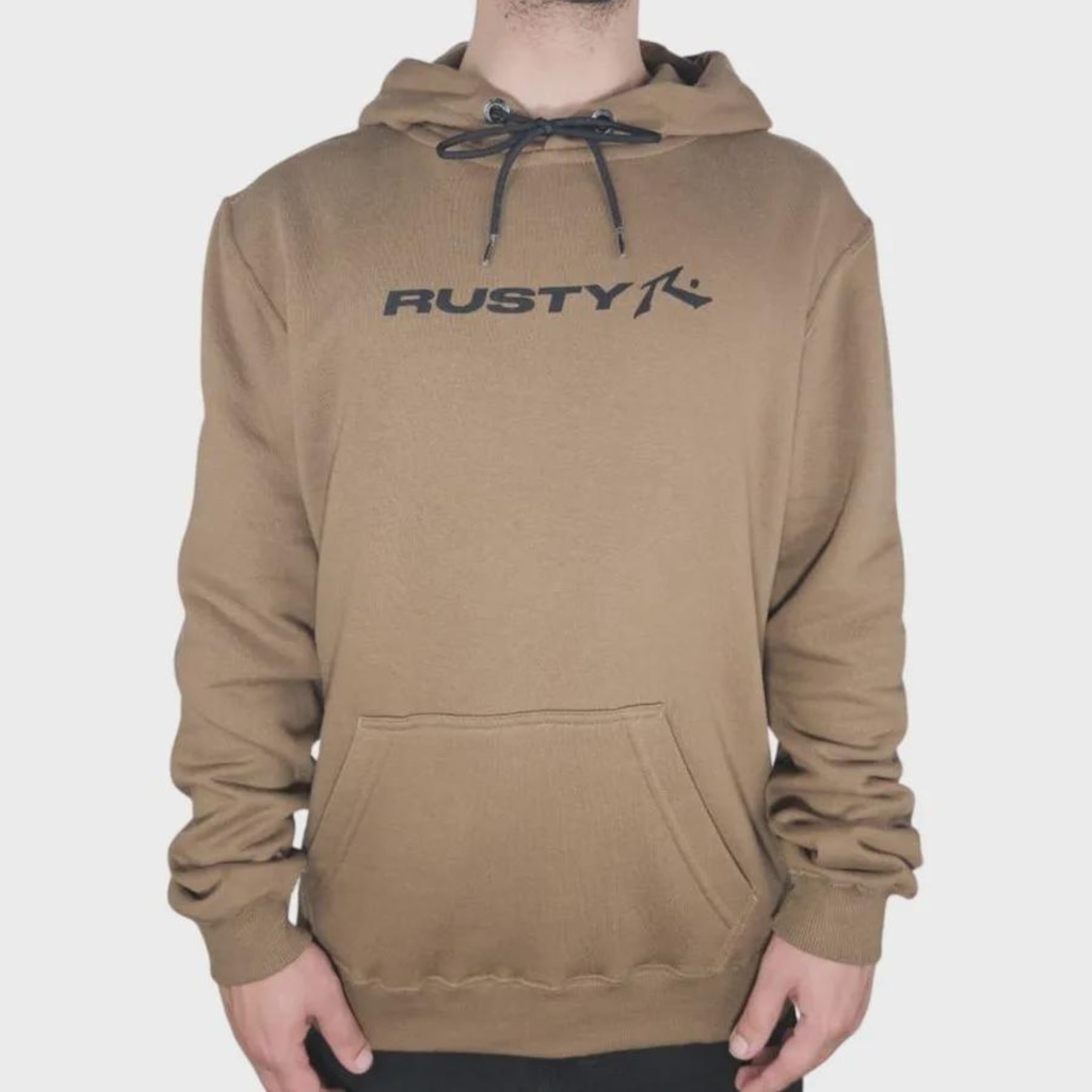 Moletom Rusty Canguru Stick - Masculino
