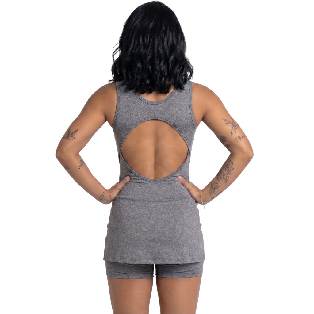 Imagem 3 do produto Macaquinho Short Saia Vekyo - Feminino