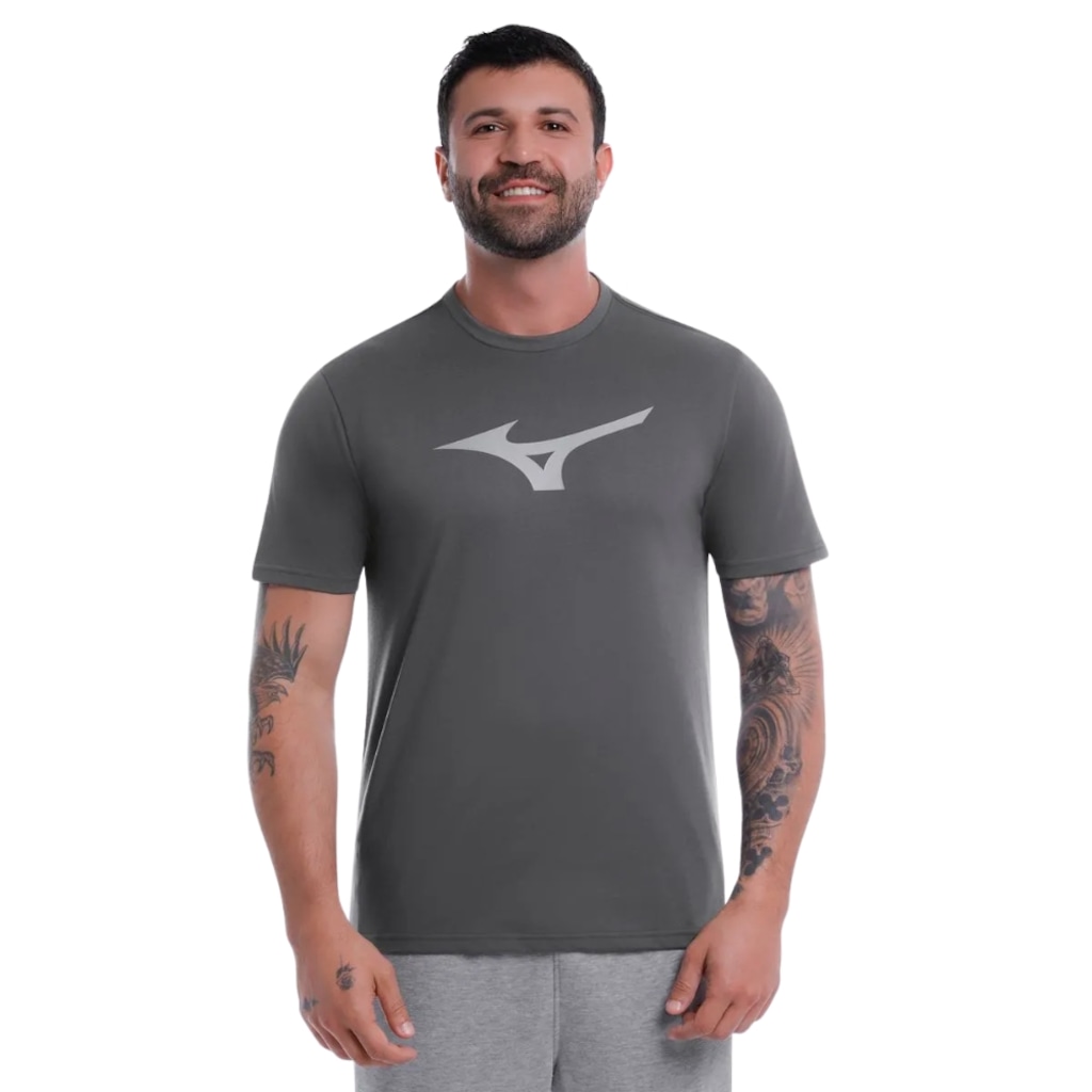 Camiseta Mizuno Basic Big Dark Shadow - Masculina