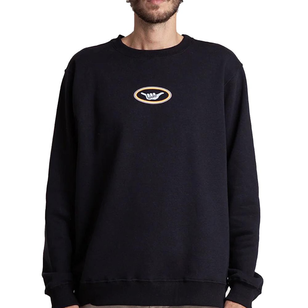 Moletom Hang Loose Careca Retro - Masculino