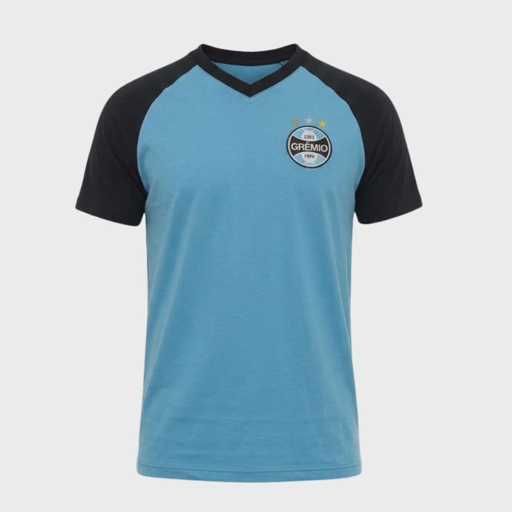 Camiseta do Grêmio Gola V Surf Center -  Masculina