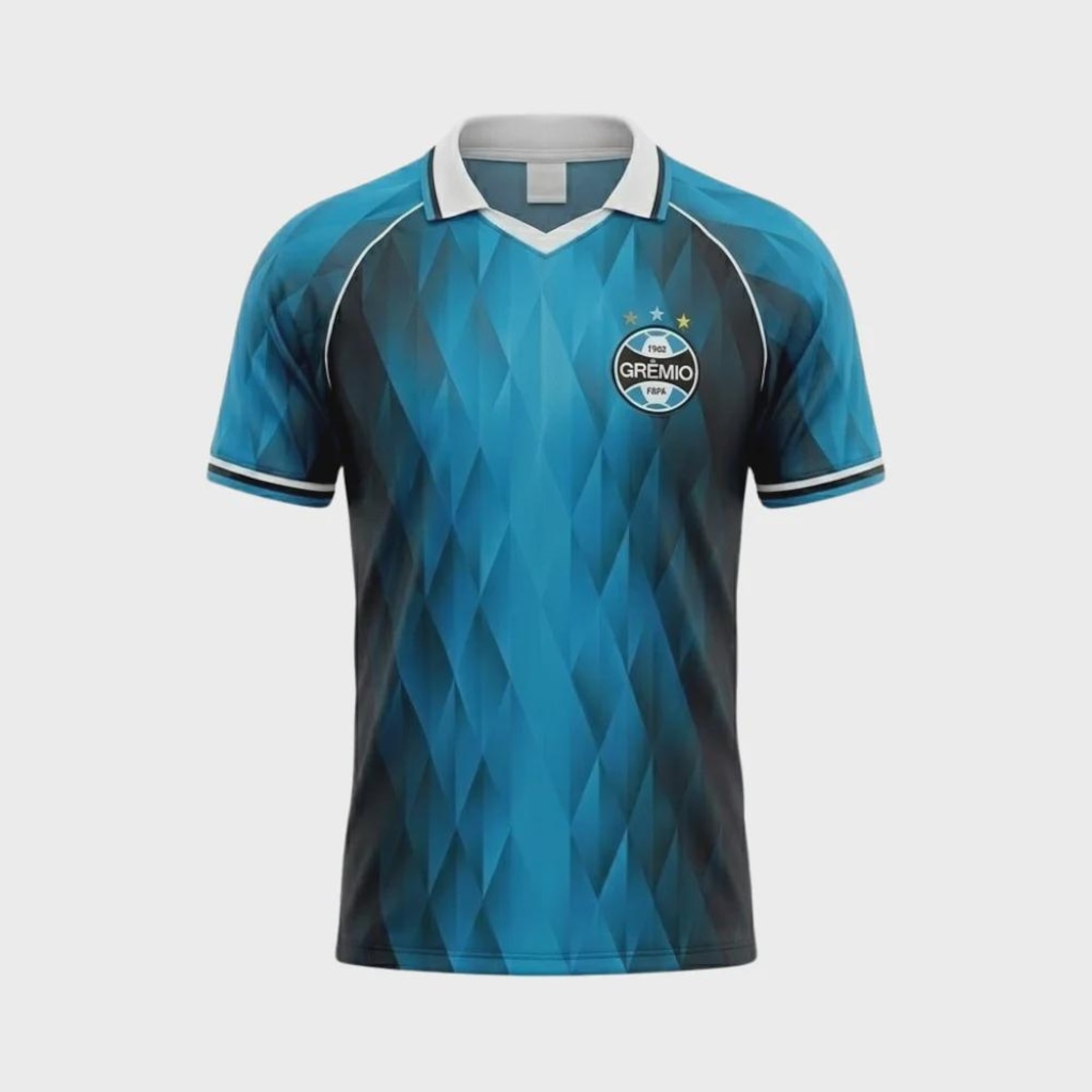 Camiseta do Grêmio Gola V Esportiva Surf Center - Masculina