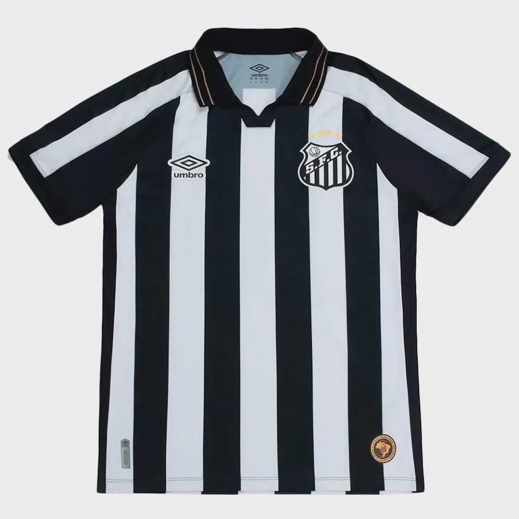 Camisa Umbro Santos Oficial 2 2026 Masculina - Torcedor N° 10
