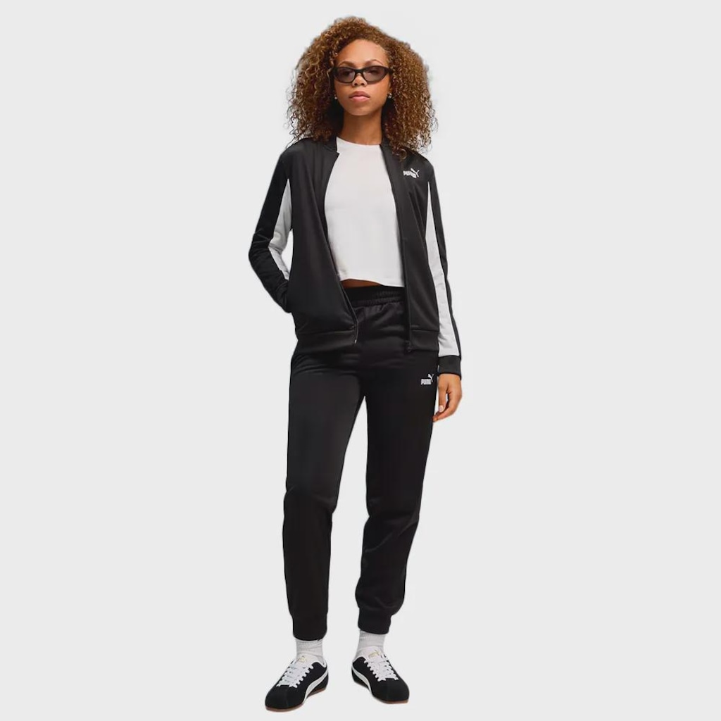 Agasalho Puma Poly Baseball Suit Cl Feminino