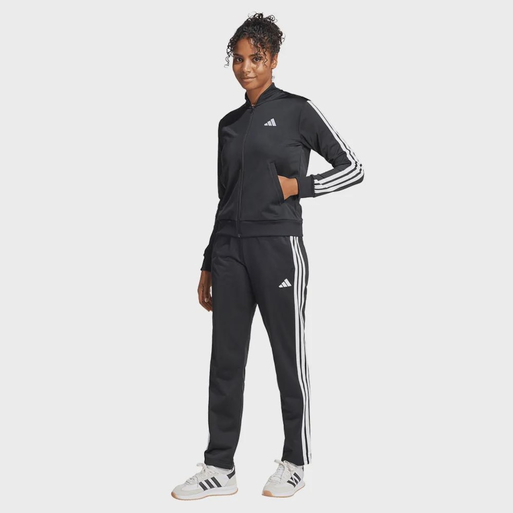 Agasalho adidas Essentials 3-Stripes Feminino