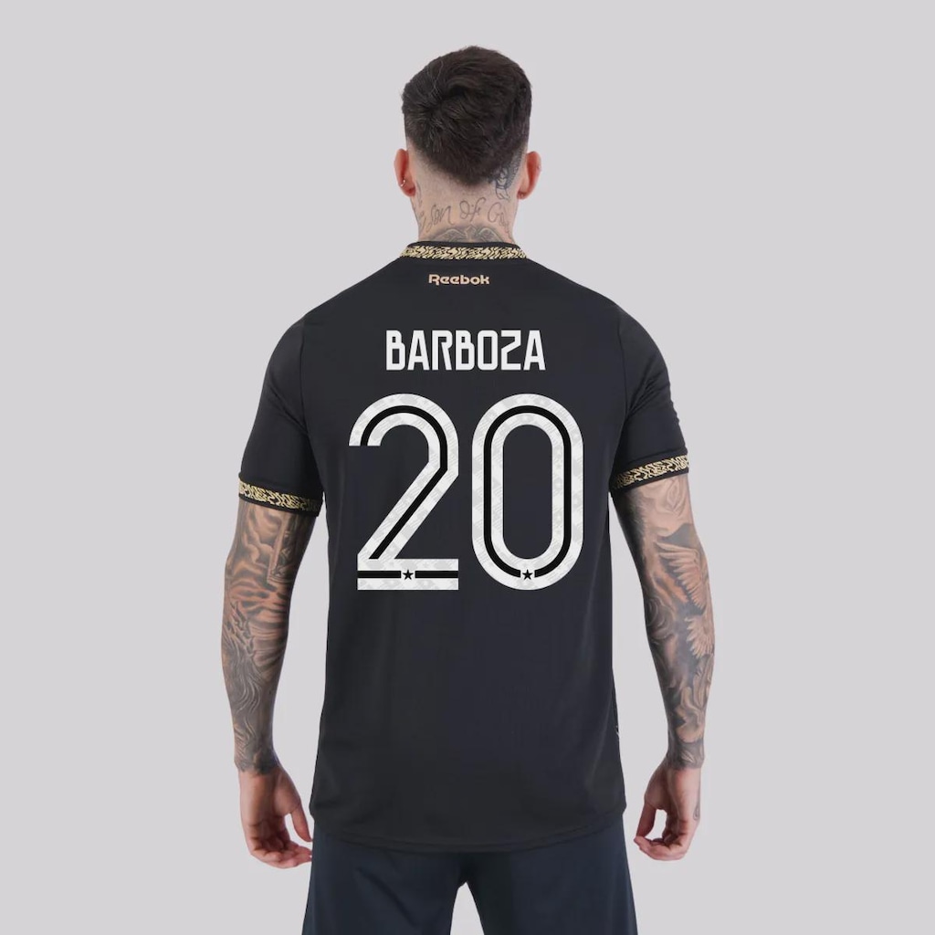 Camisa do Botafogo II 24/25 20 Barboza Reebok Masculina