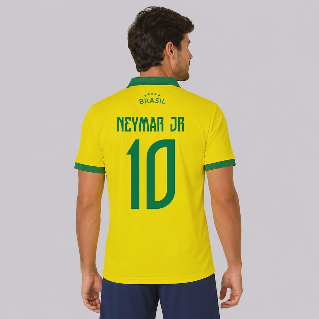 Camisa do Brasil Seleça 10 Neymar Jr Masculina
