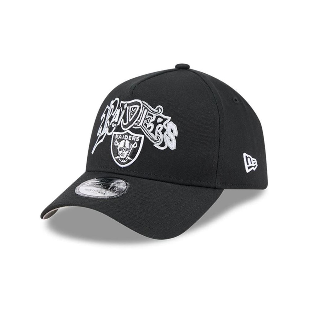 Bone New Era 9FORTY A-FRAME SNAPBACK Las Vegas Raiders Masculino