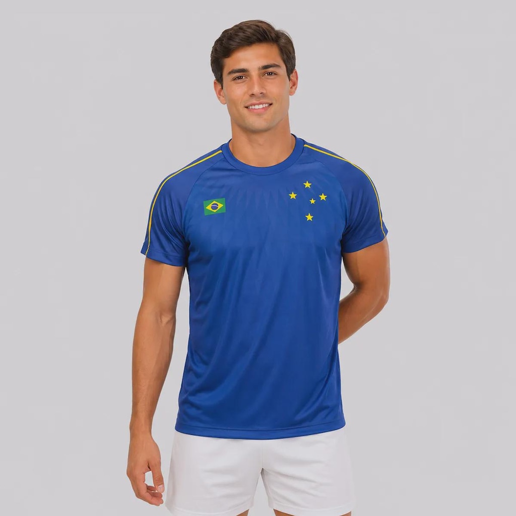 Camisa Cruzeiro Reluz Masculina