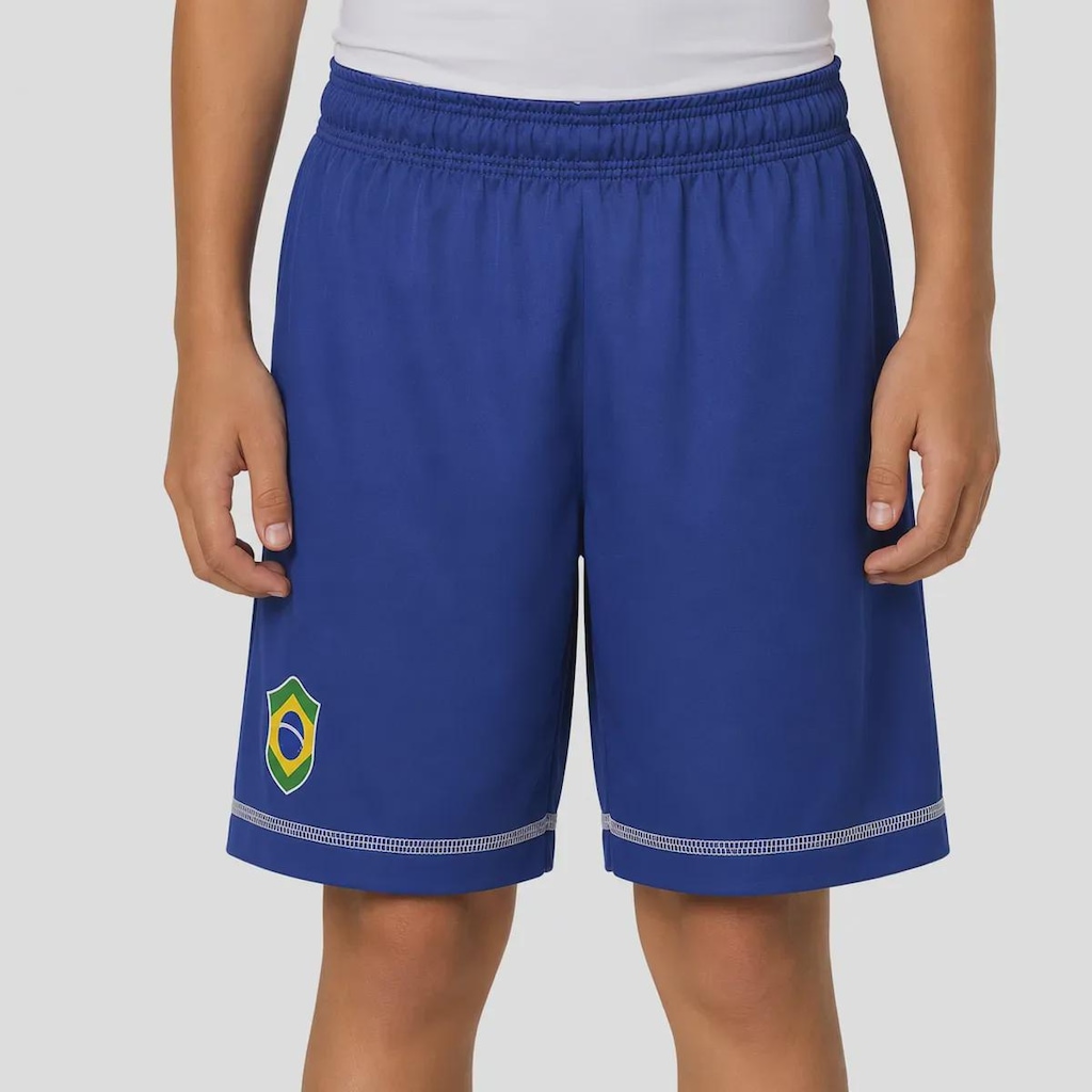 Bermuda Brasil Castanha Infantil